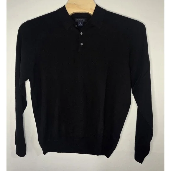 Brooks Brothers Mens‎ Size XL Extra Fine Italian Merino Wool Pullover Sweater